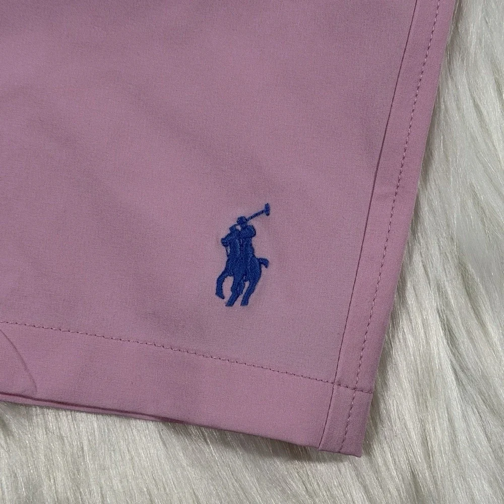Polo Ralph Lauren Men's Size 3XB Pink Traveler Stretch‎ Swim Trunks Board Shorts